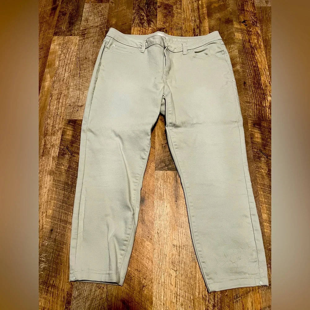 Lauren Conrad Size 12 Skinny Crop Pants - Picture 1 of 4